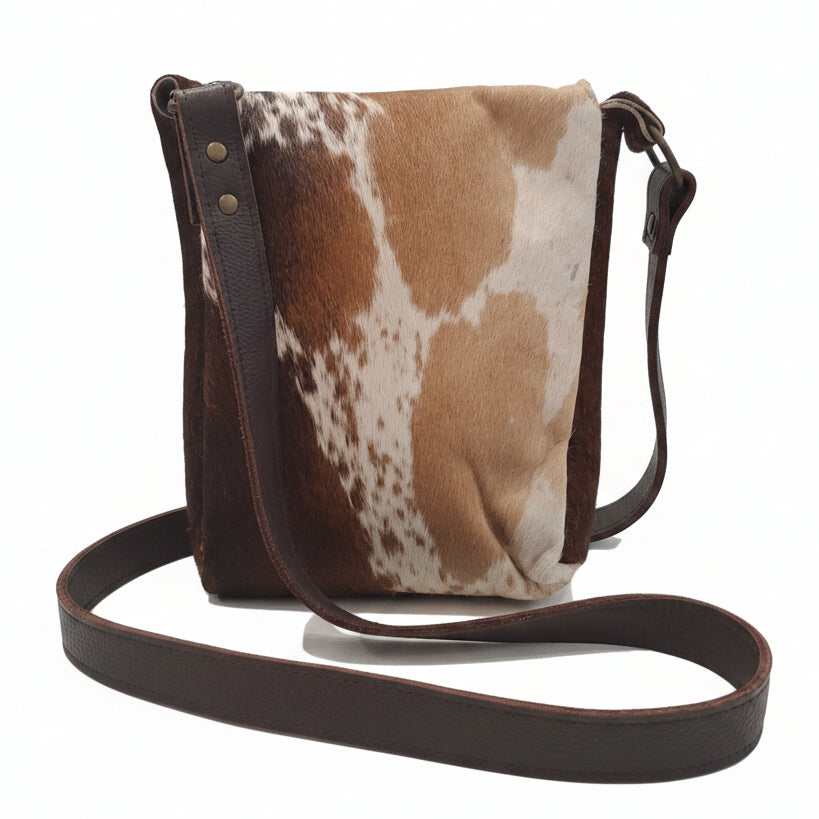 VINTAGE COWHIDE BAG ONE SIZE