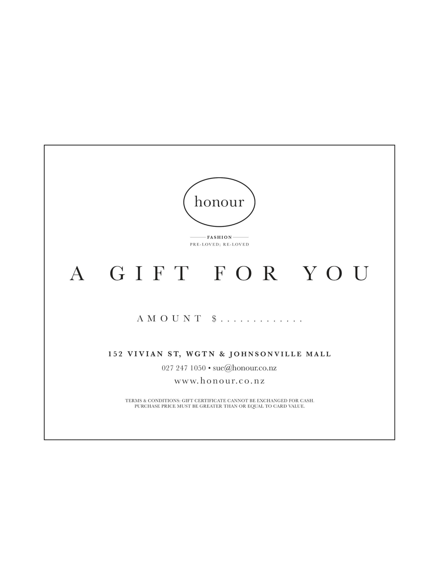 GIFT VOUCHER